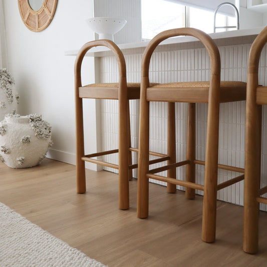 Tulum Teak Bar Stool