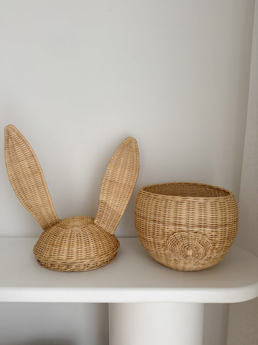 Rattan Bunny Basket