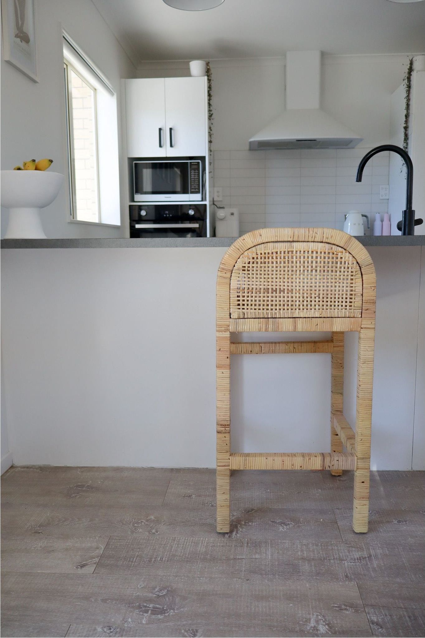 Palma Teak & Rattan Bar Stool