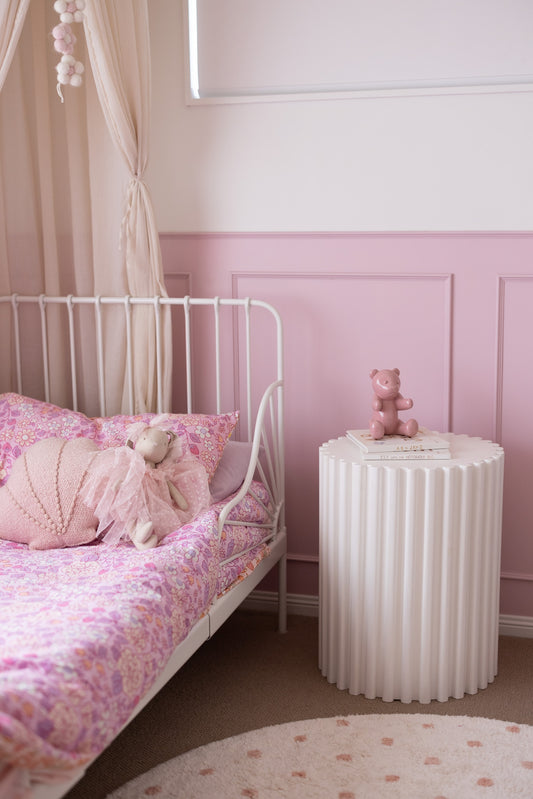 Mykonos Ribbed Side Table