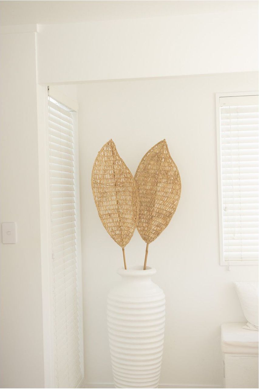inkah faux raffia leaf stem