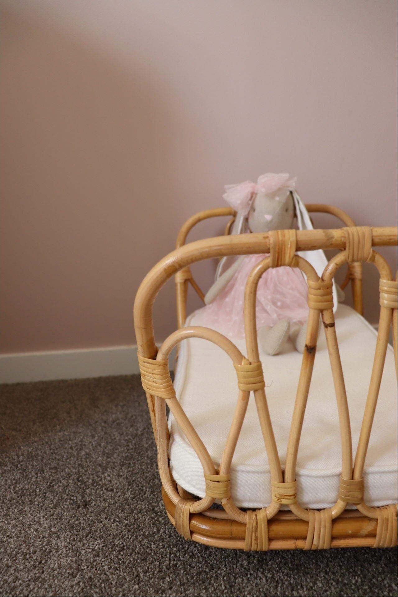 inkah rattan dolls bed