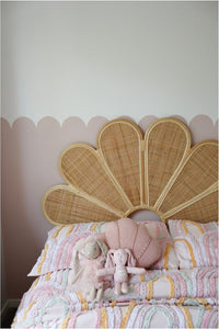 flower rattan headboard bedhead