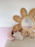 Rattan Sunflower mirror