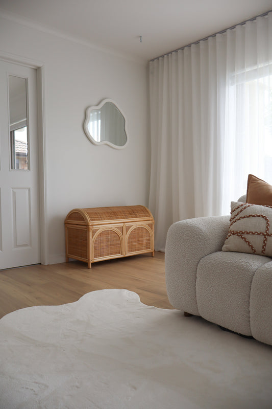 Rattan toy chest - large