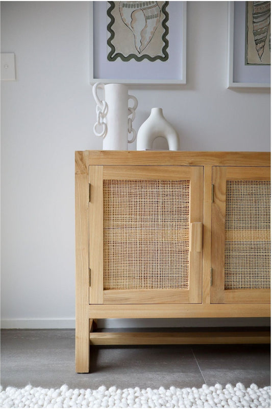 Nora 4 Door Teak Buffet