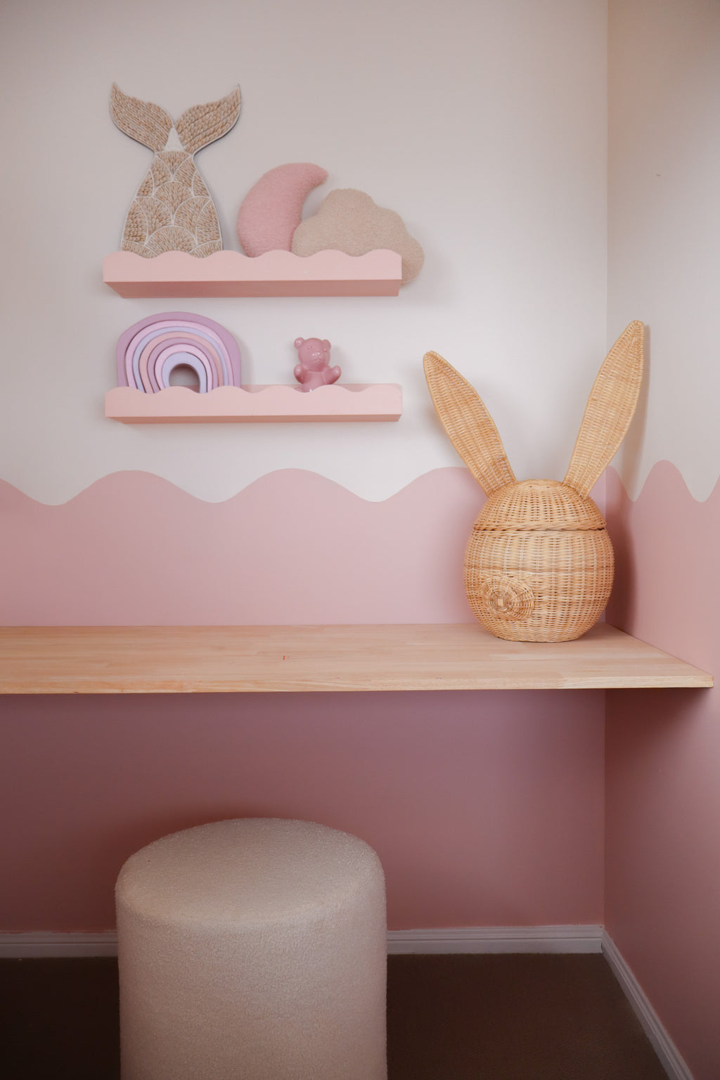 Rattan Bunny Basket