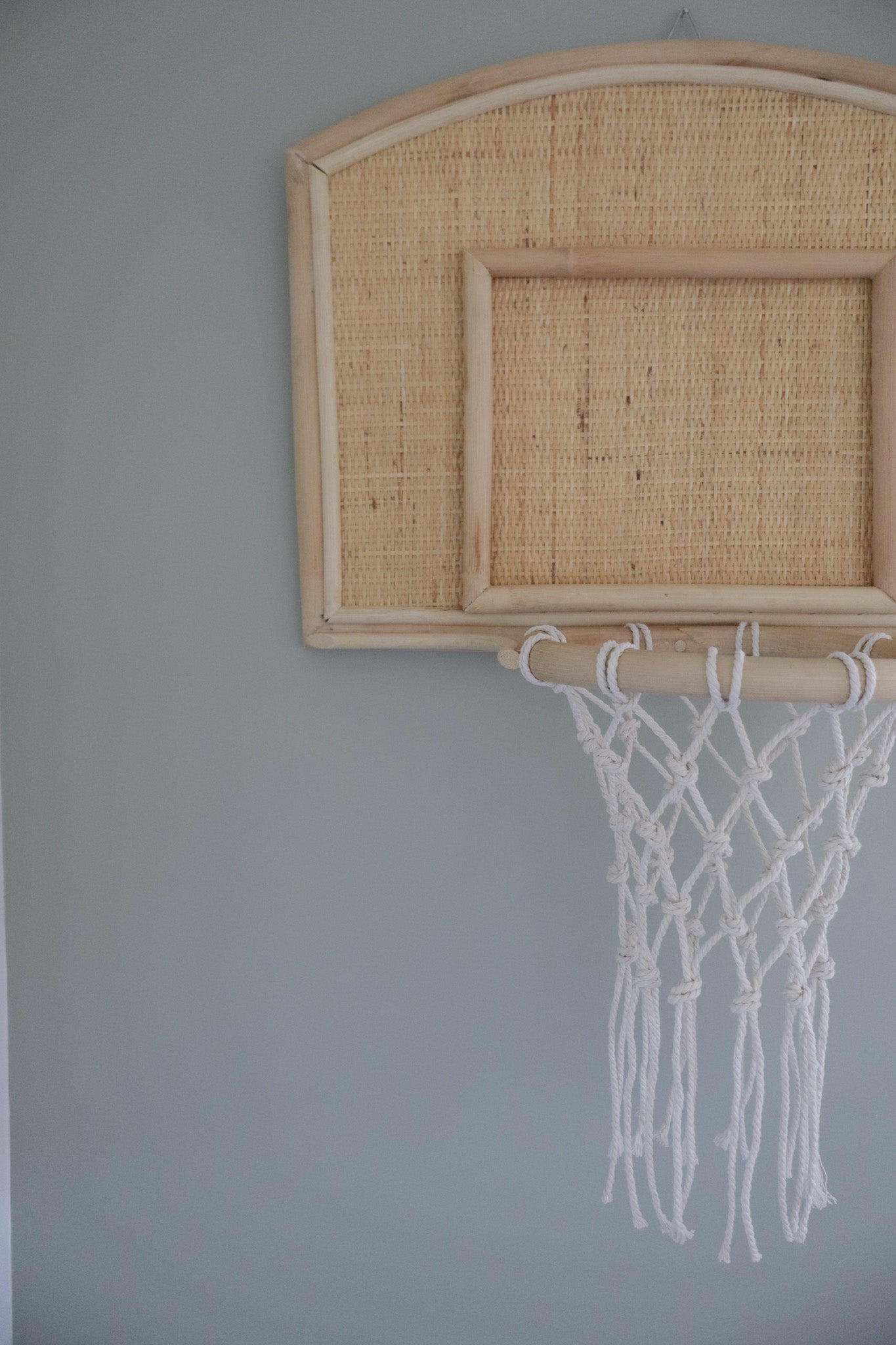 Rattan Basketball Hoop
