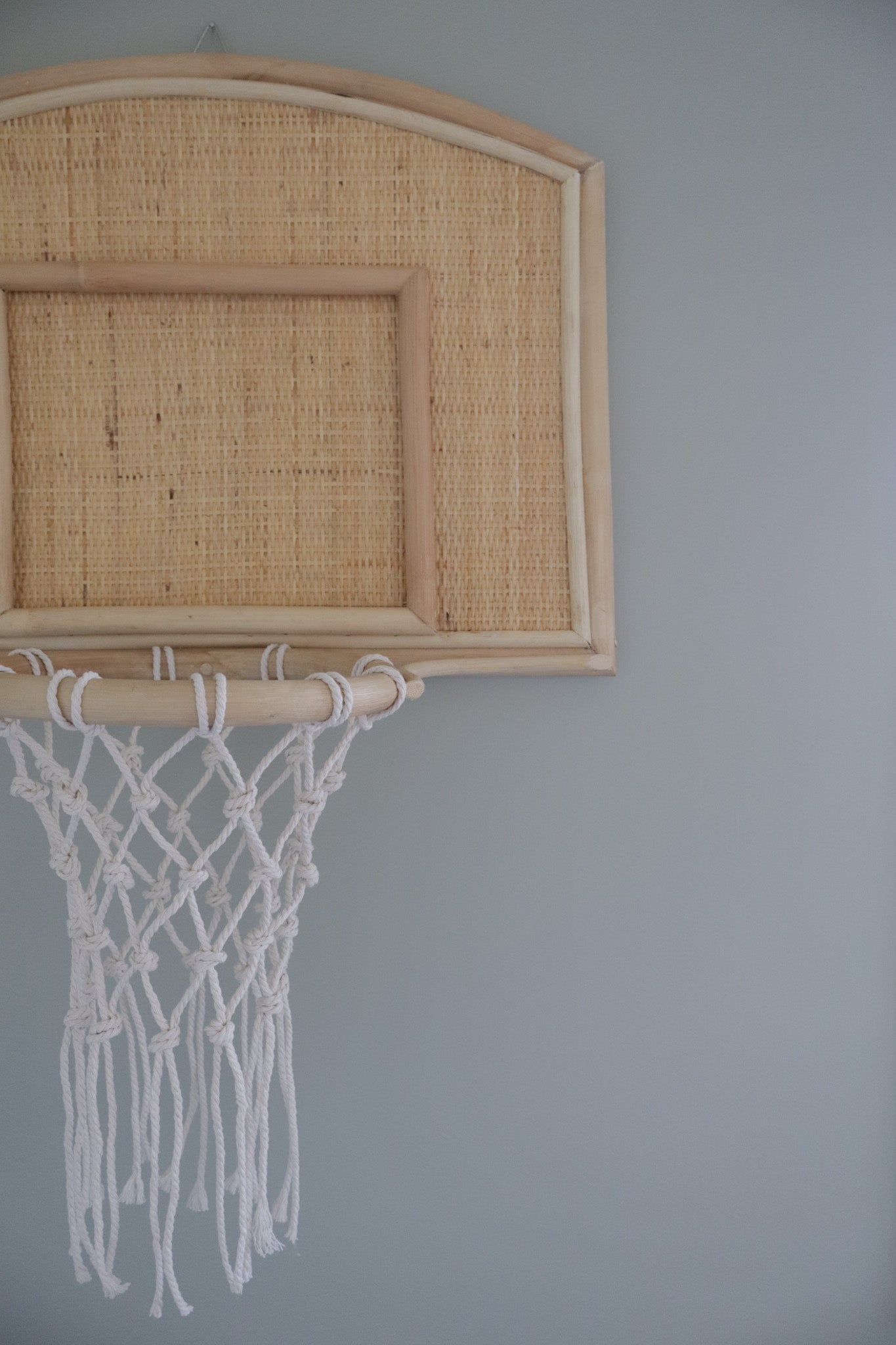 Rattan Basketball Hoop