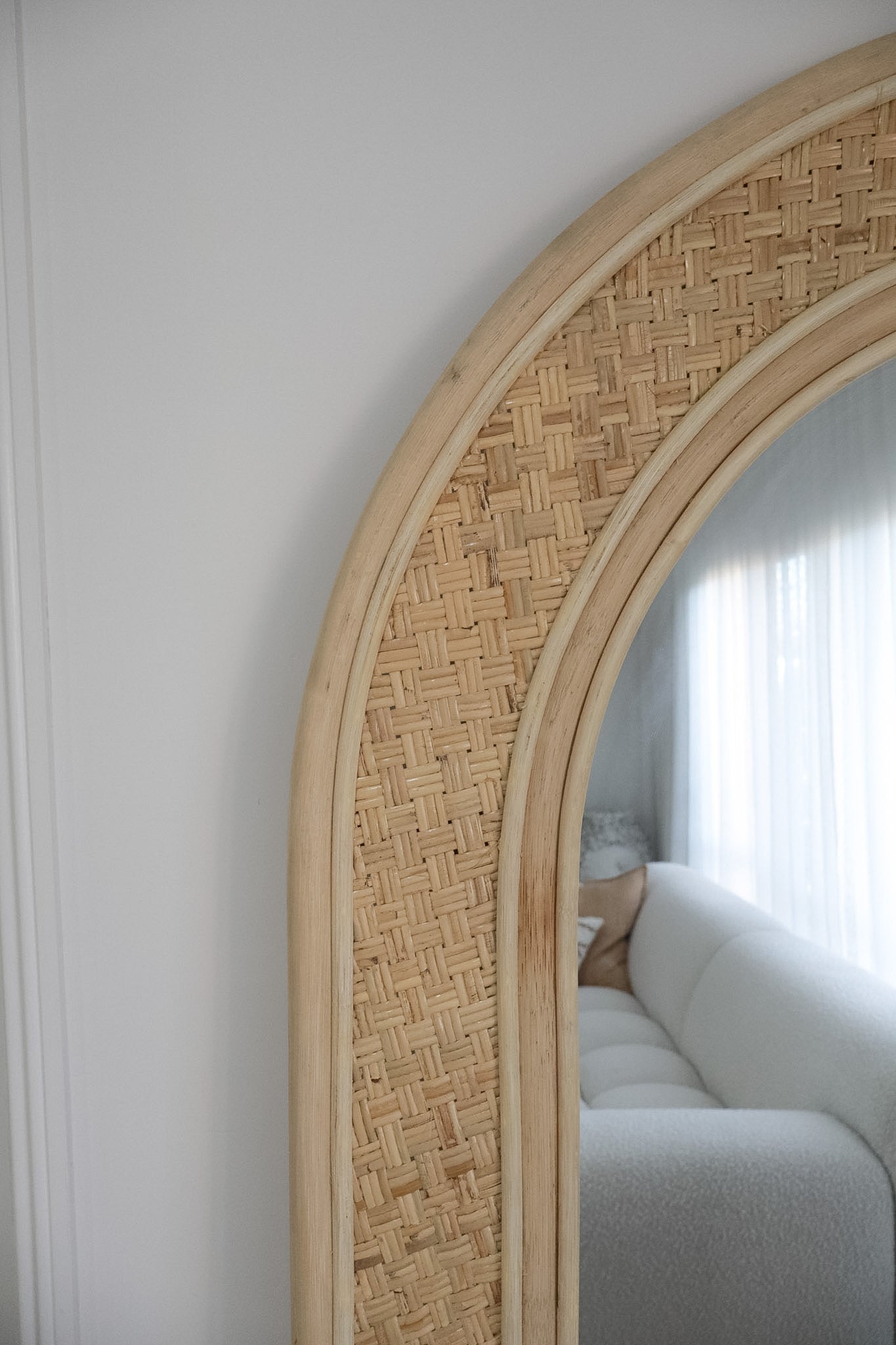 Luma Rattan Full Length Mirror