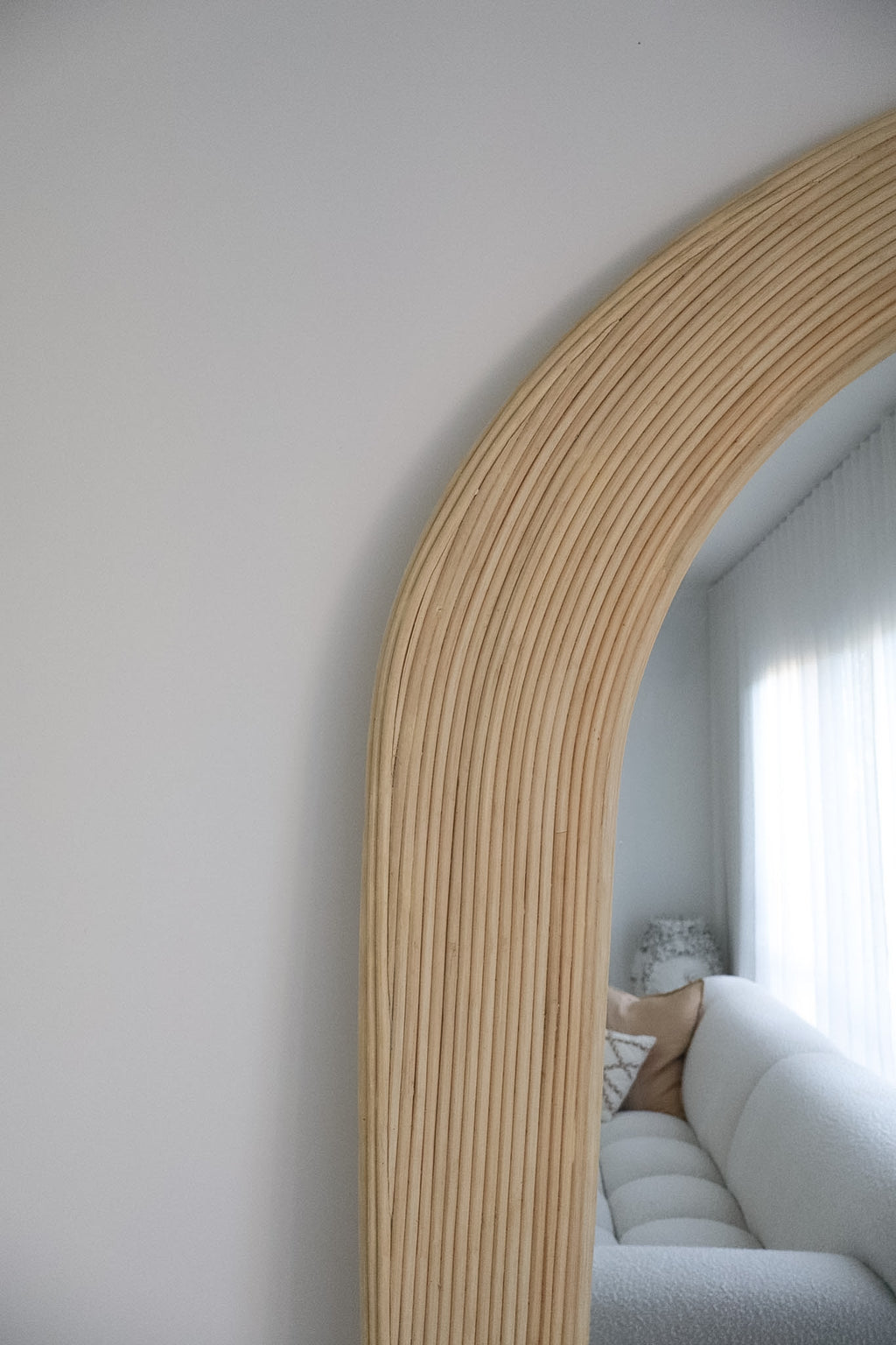Sol Rattan Full Length Mirror