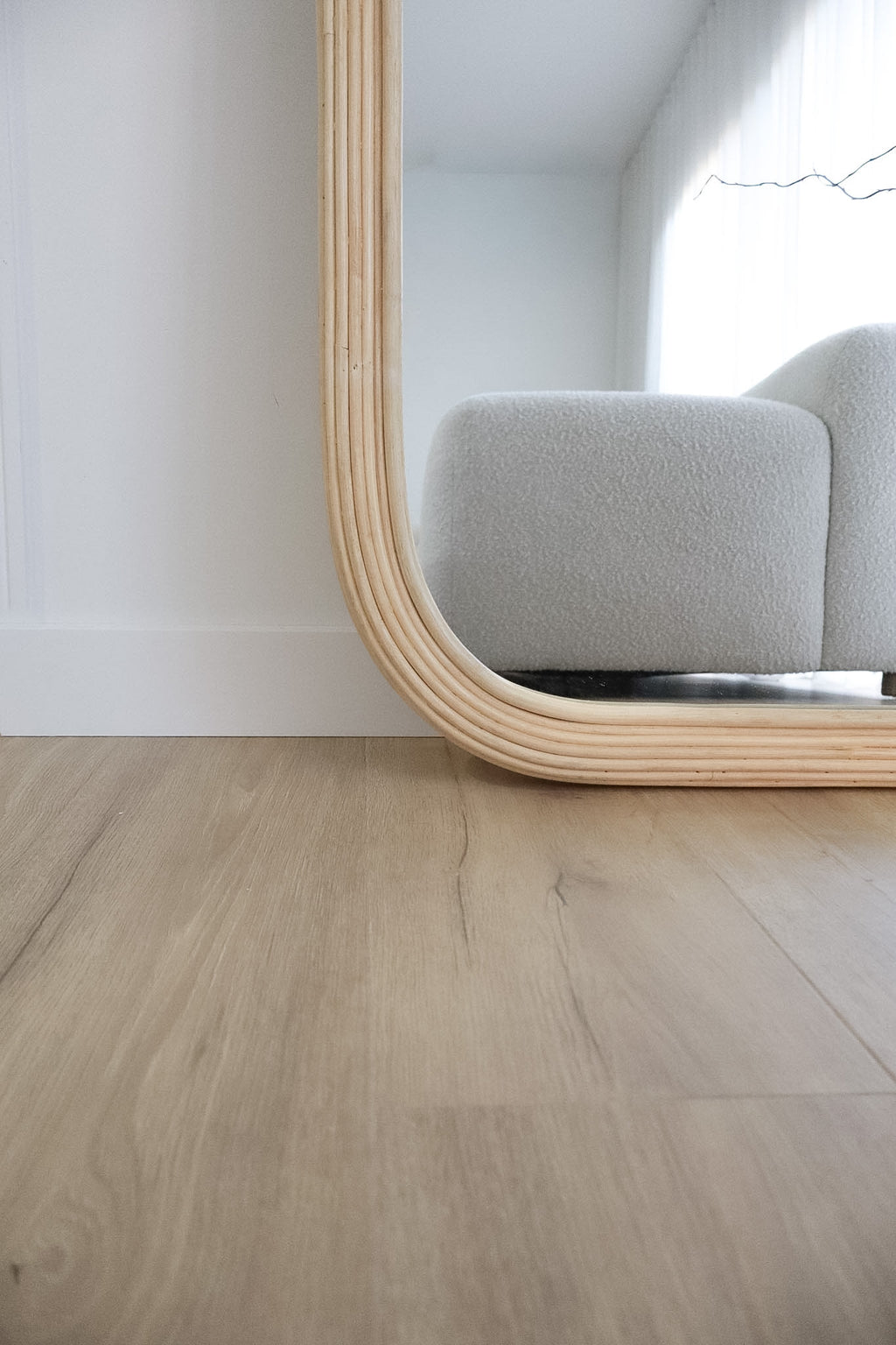 Dune Rattan Full Length Mirror