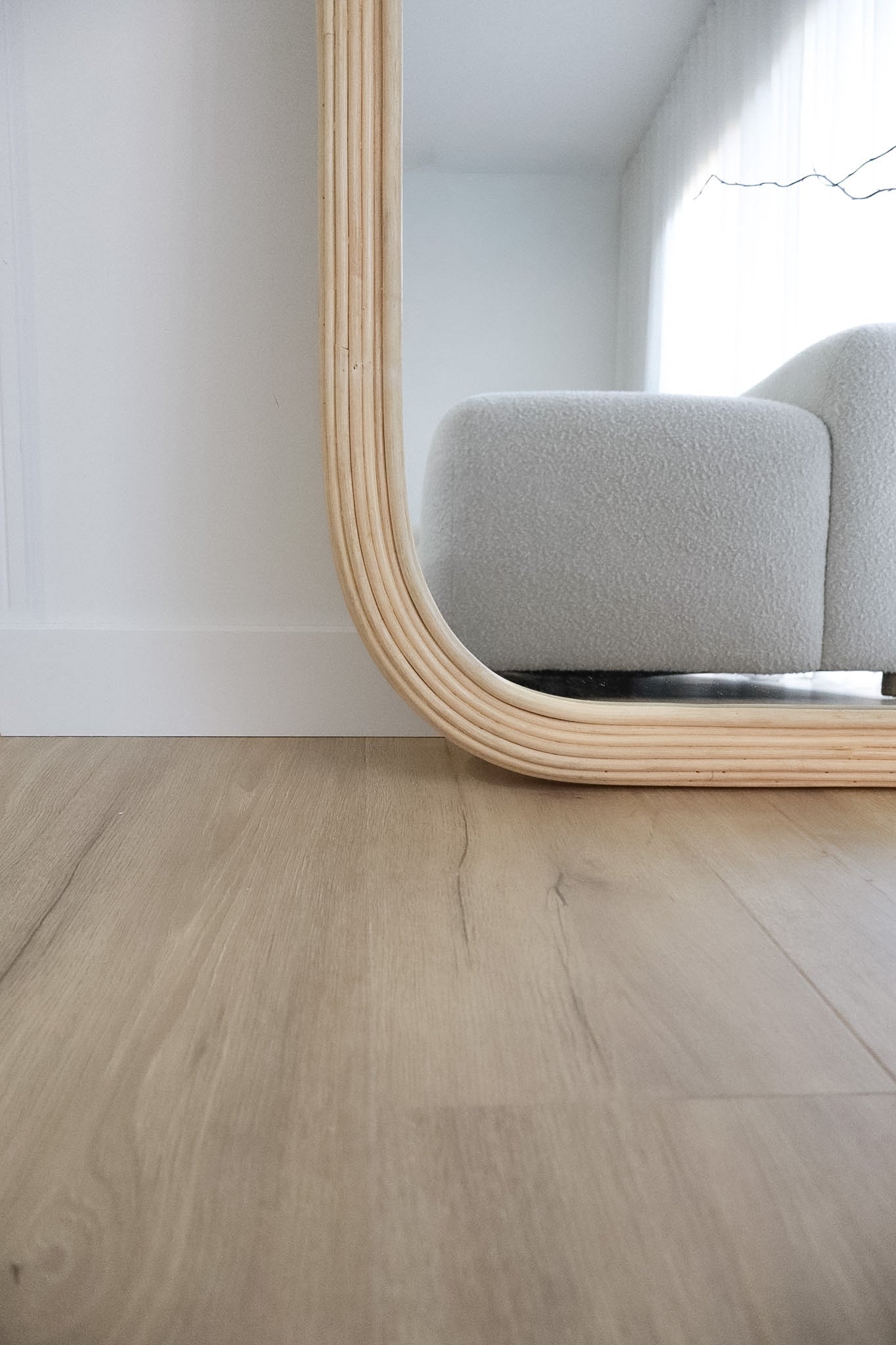 Dune Rattan Full Length Mirror