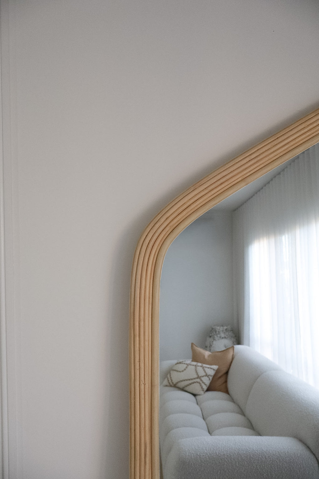 Dune Rattan Full Length Mirror