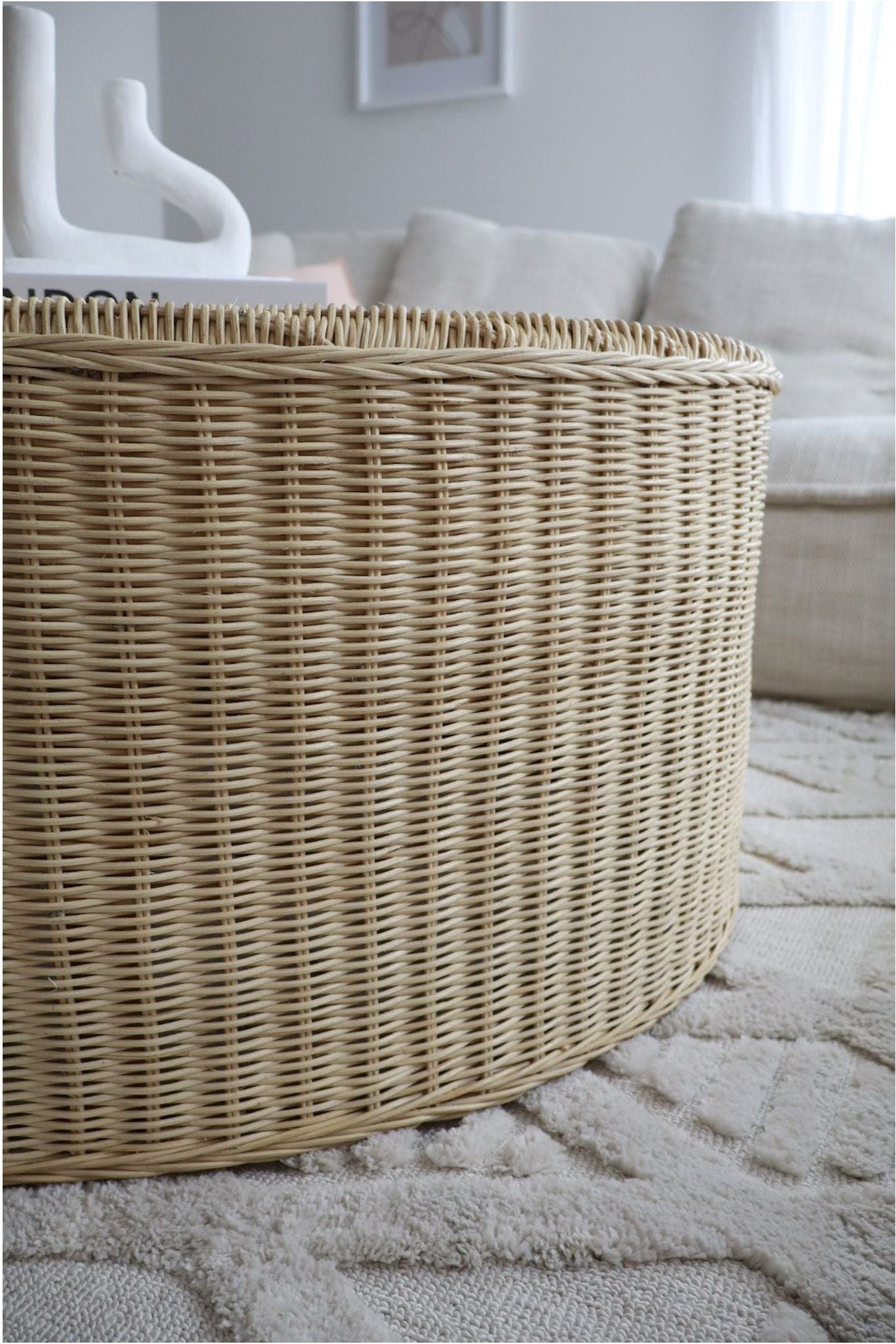 rattan coffee table inkah