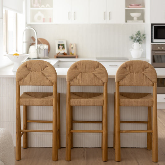Dune Teak Bar Stool