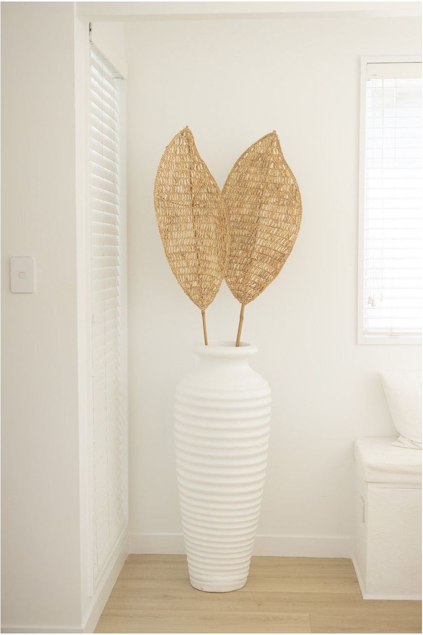 inkah faux raffia leaf stem