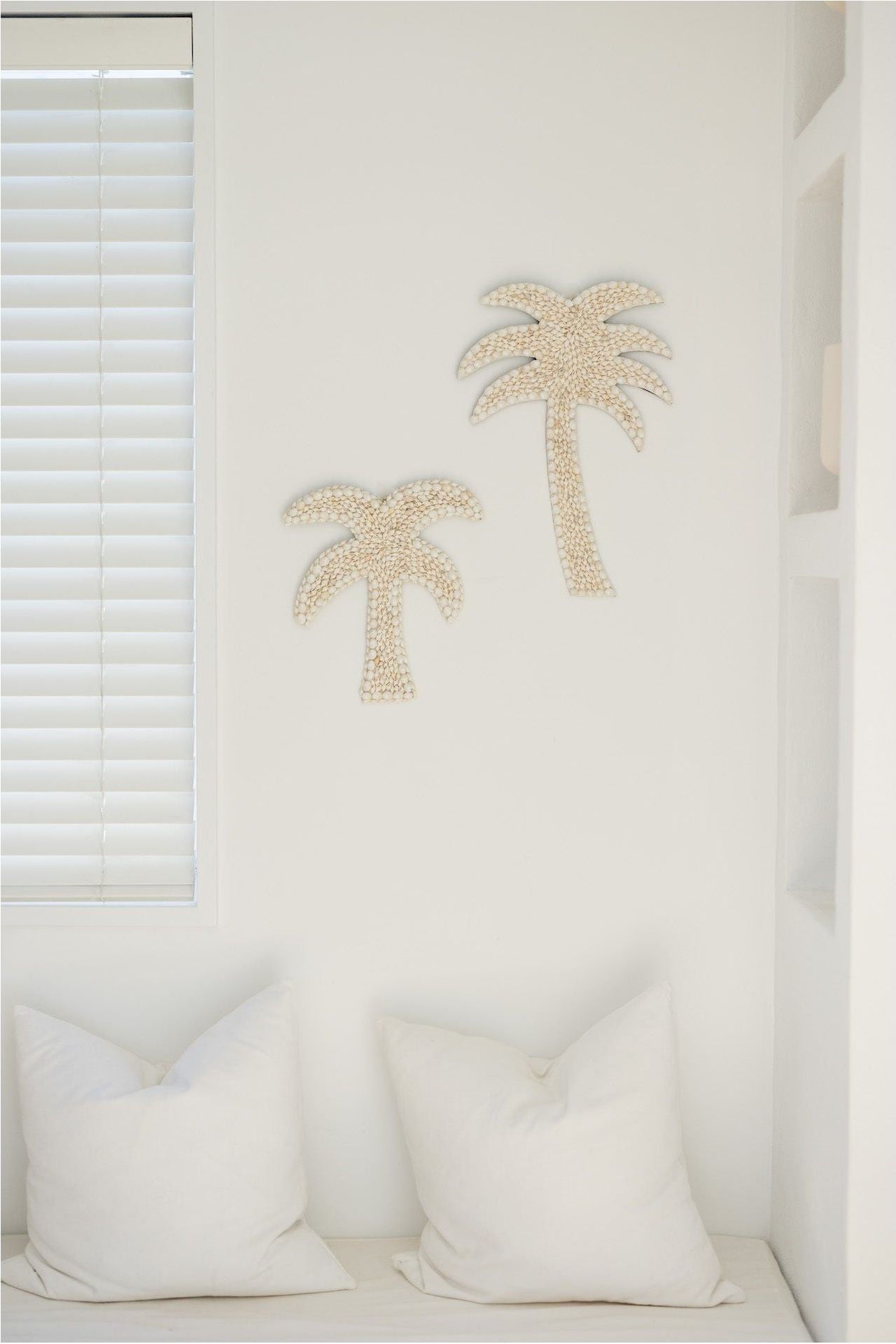 shell palm wall decor inkah