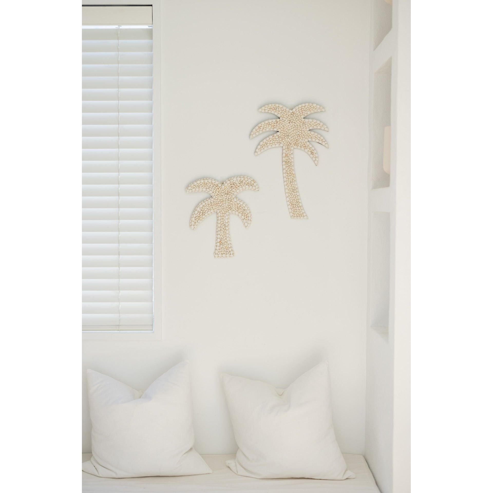 shell palm wall decor inkah