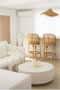 Rattan bar stool