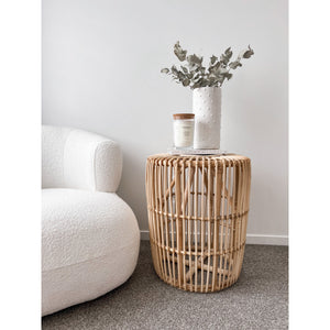 inkah rattan side table