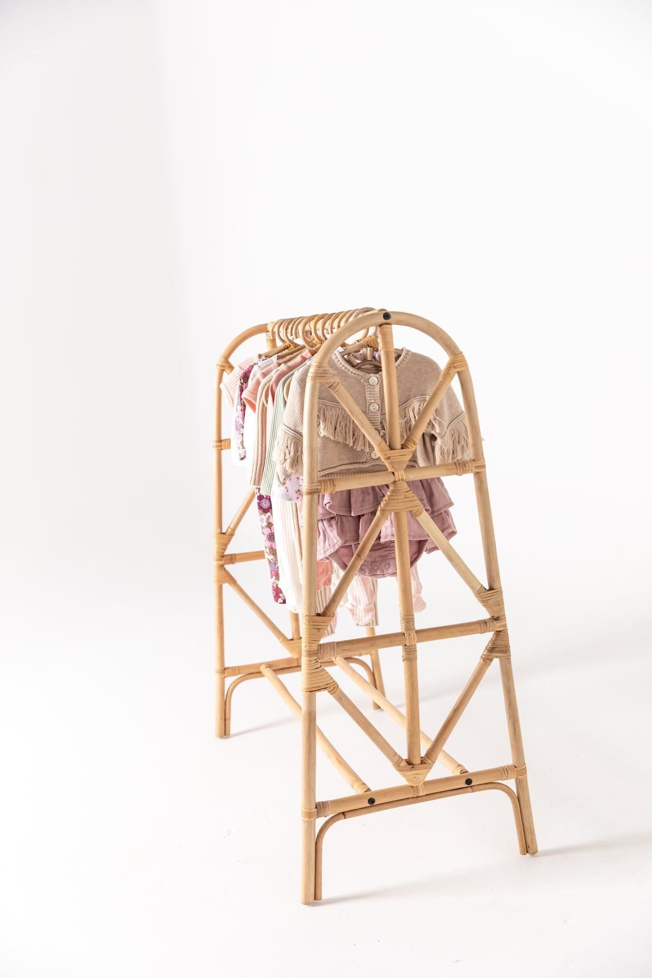 Vida Rattan Clothes Rack