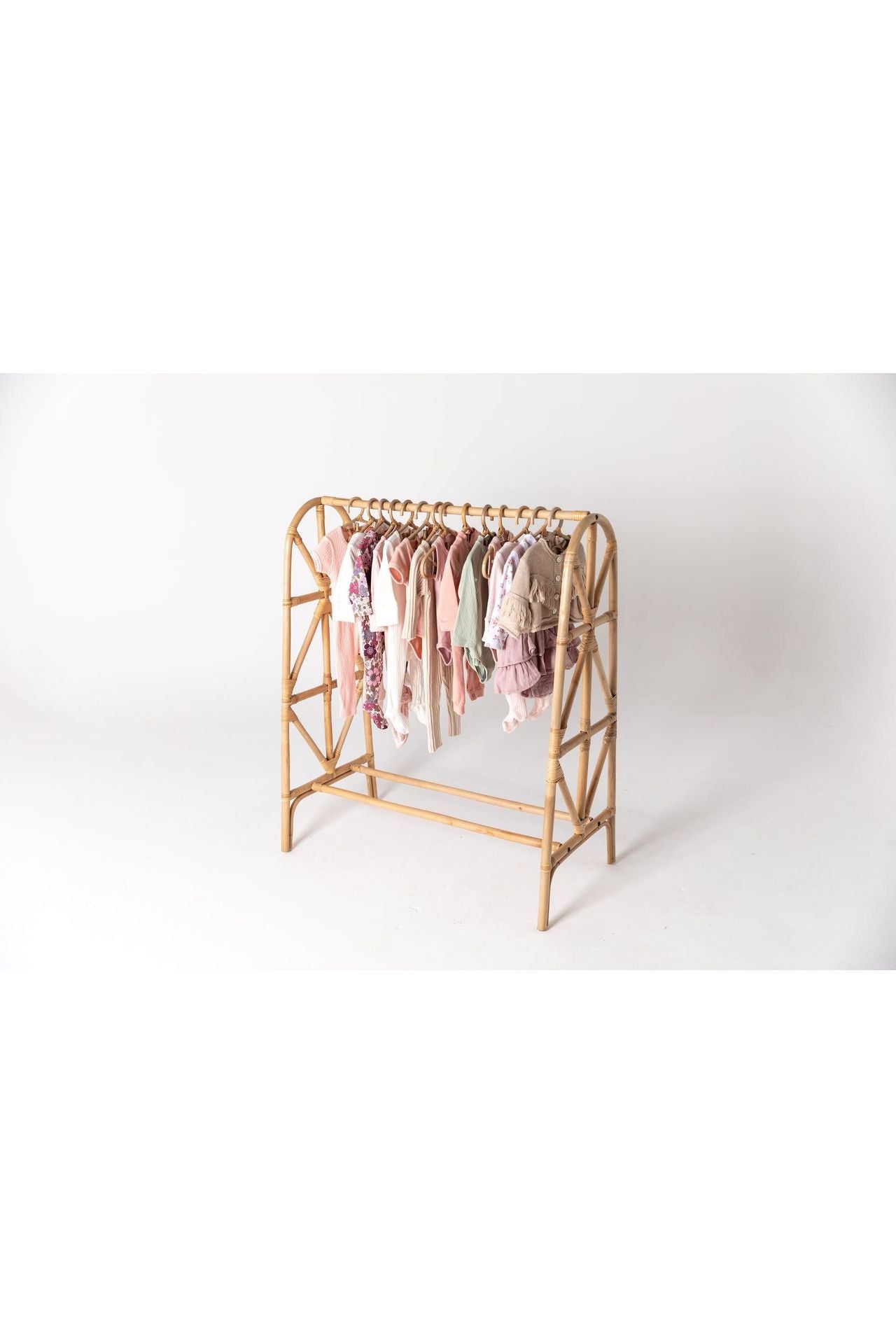 rattan clothes rack inkah