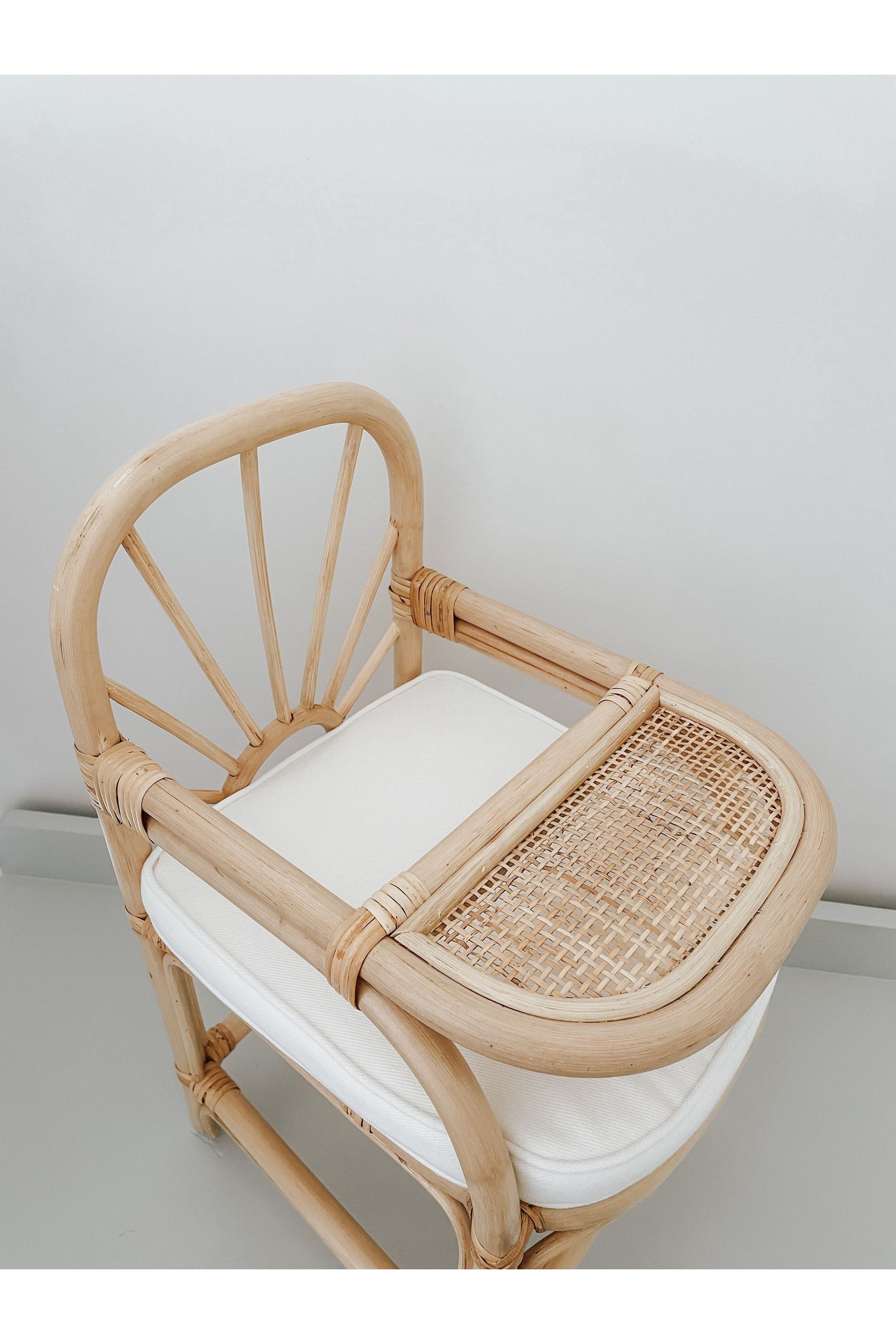 inkah rattan dolls highchair