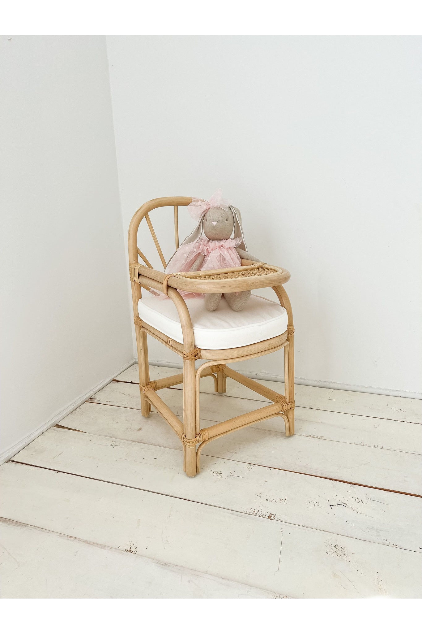 inkah rattan dolls highchair