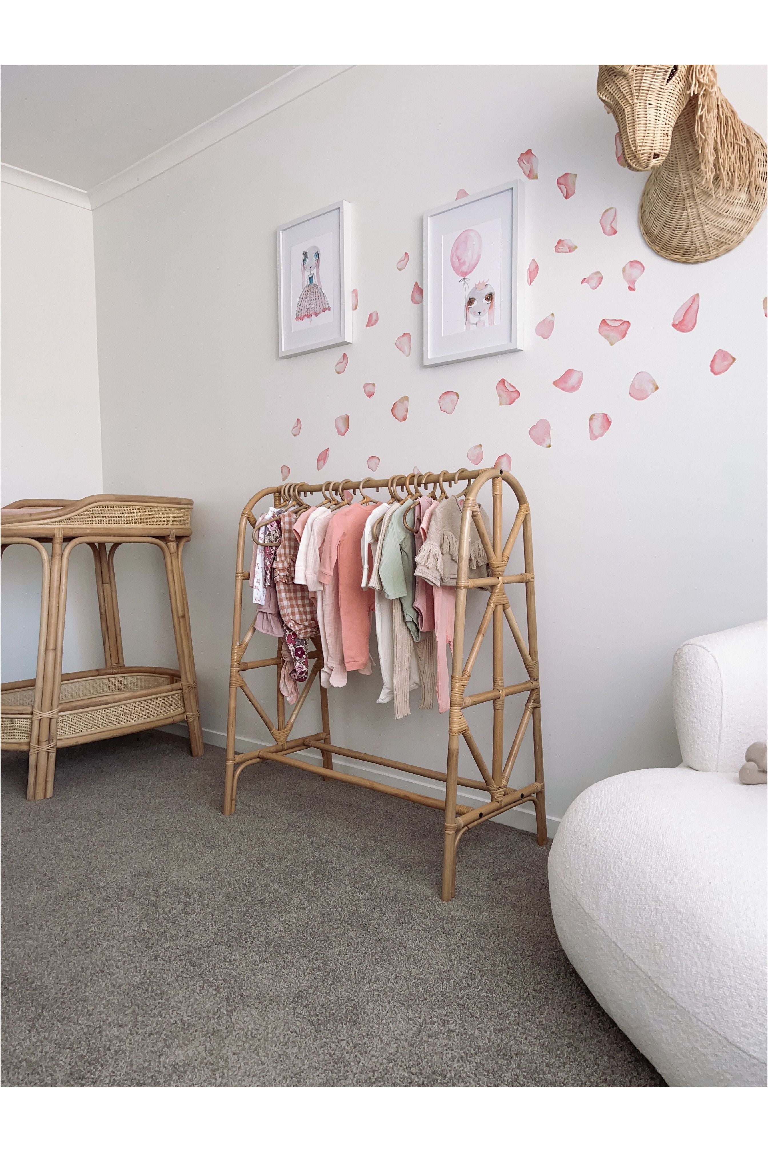 Vida Rattan Clothes Rack