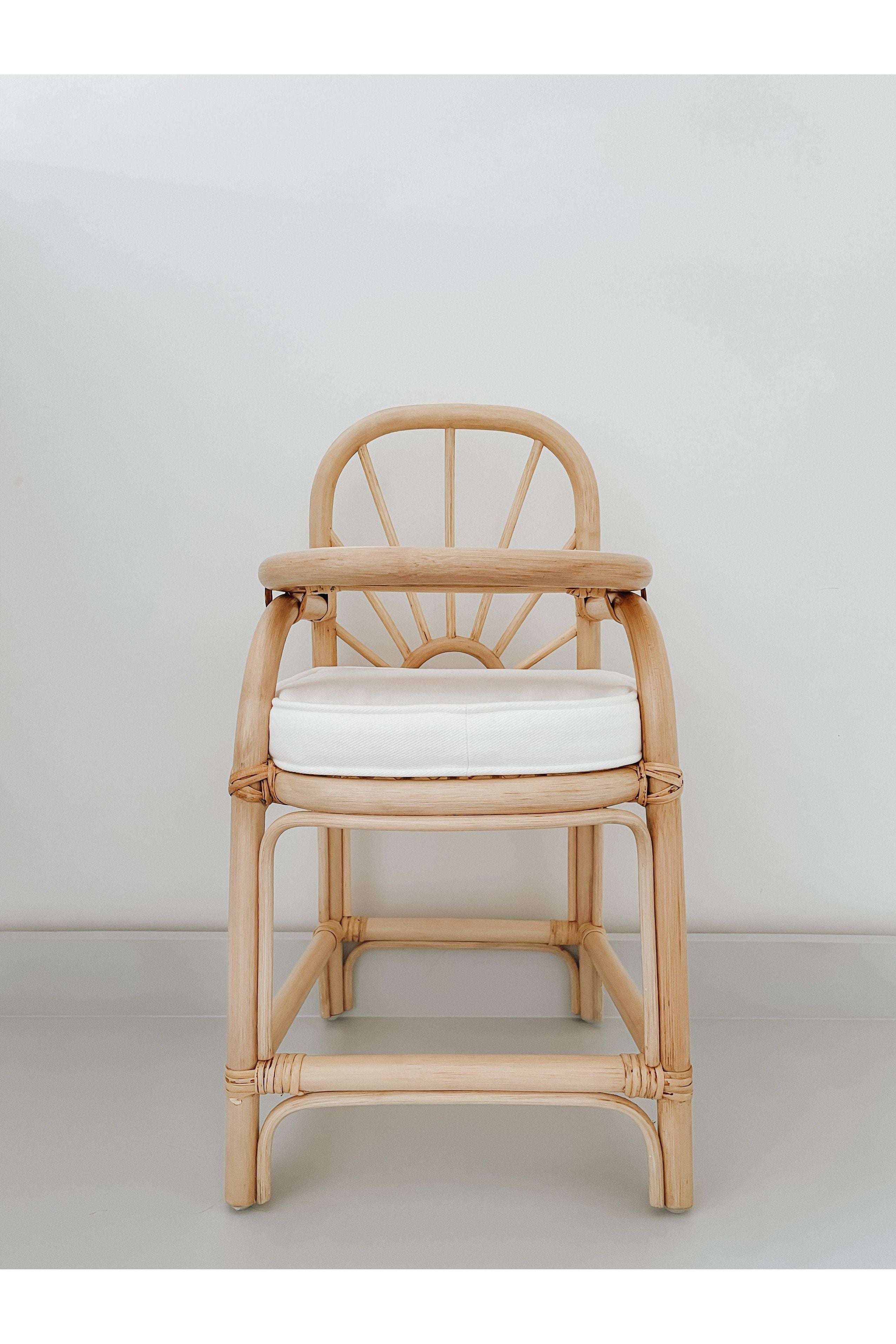 inkah rattan dolls highchair