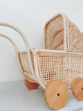 inkah rattan dolls pram